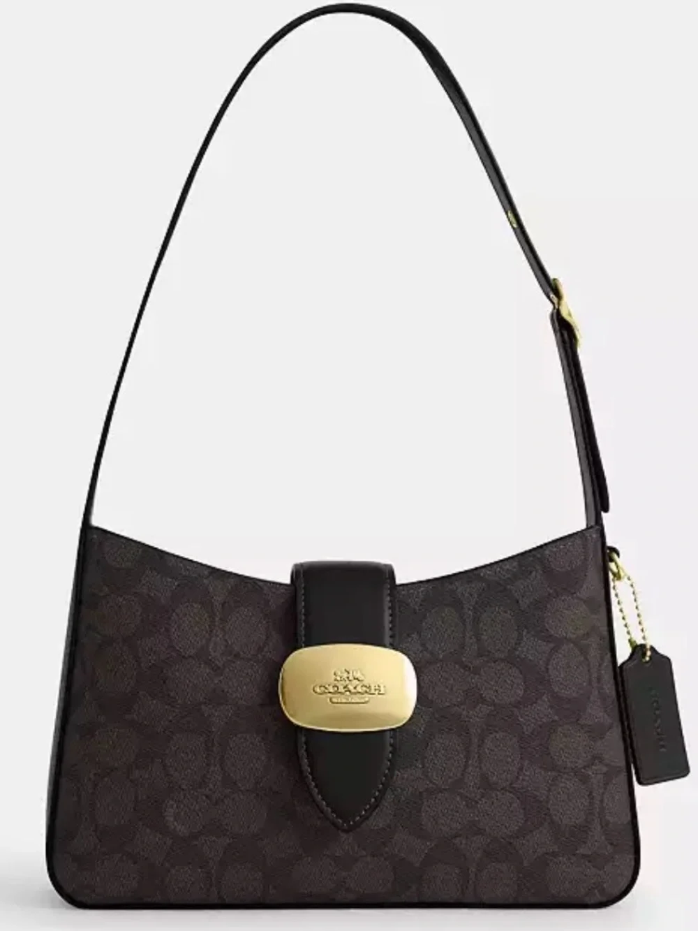 COACH Eliza Shoulder Bag in Signature CANVAS